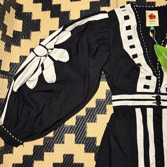 NWT FARM Rio Black Nature Maxi Dress Sz XXS - Picture 6 of 11